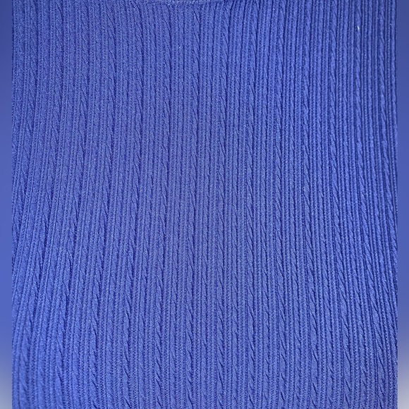 ASTR The Label | Mock Neck Ribbed Bodycon Dress in Navy | Size Small - Picture 10 of 11